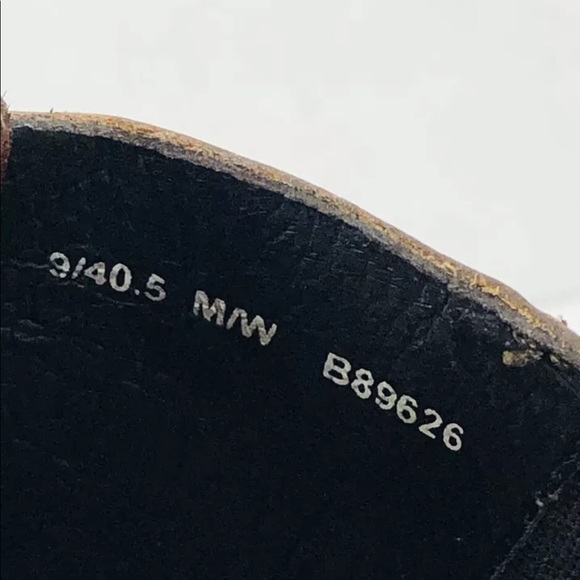 Born Handcrafted Brown Leather Slip On Clog Sandal Open Toe Mule Womens Size 9 - Picture 3 of 4